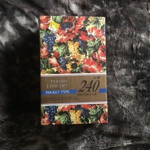 new floral 3 piece photo album